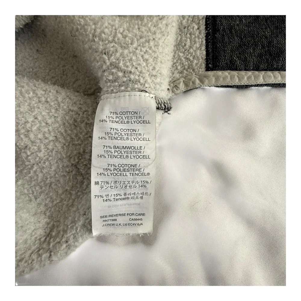 J. Crew Mens Gray Hoodie XS Pullover‎ Long Sleeve Casual Activewear